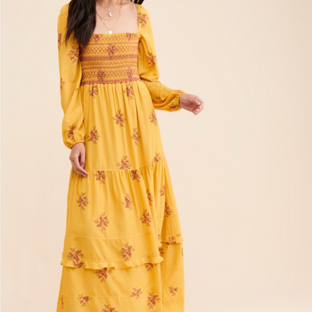 Anthropologie Dolan Valley Inn Maxi Dress